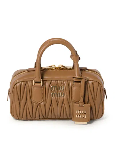 MIU MIU ARCADIE BAG IN QUILTED NAPPA