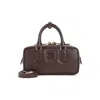 Miu Miu Arcadie Calf Leather Handbag Women In Burgundy