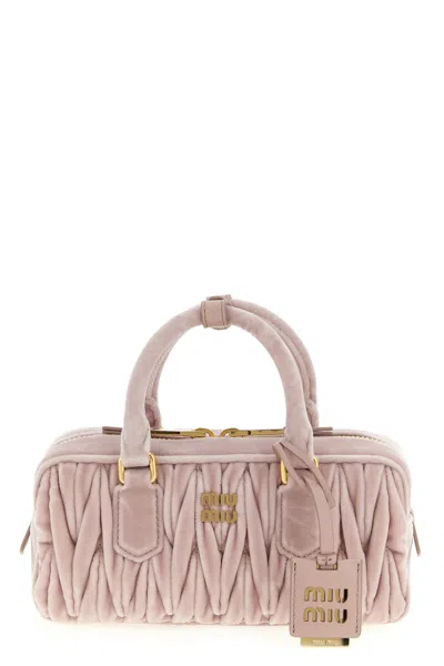 Miu Miu 'arcadie' Crossbody Bag In Pink