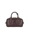 Miu Miu Soft Padded Shoulder Bag And Handles In Brown
