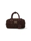 Miu Miu "arcadie" Handbag In Brown