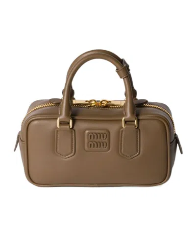 MIU MIU ARCADIE LEATHER BAG