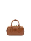 Miu Miu Arcadie Regular Cognac Coloured Top Case Women In Brown