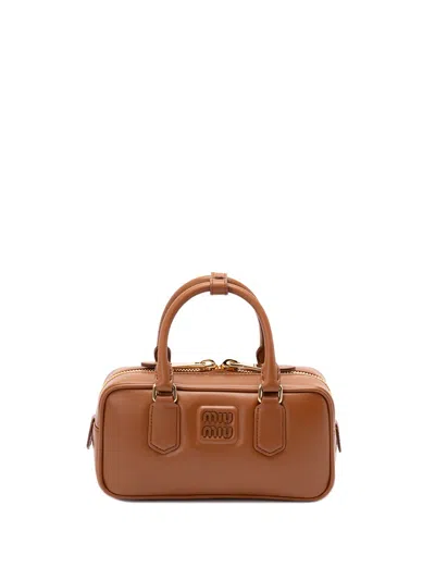 MIU MIU `ARCADIE` LEATHER BAG