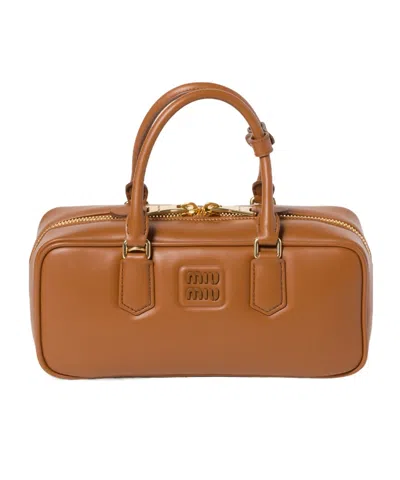 MIU MIU ARCADIE LEATHER BAG