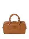 Miu Miu Arcadie Leather Bag In Brown