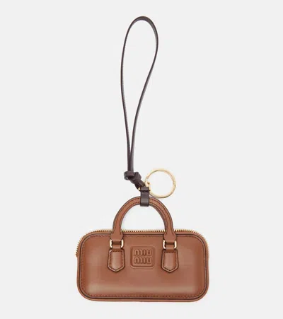 Miu Miu Arcadie Leather Bag Charm