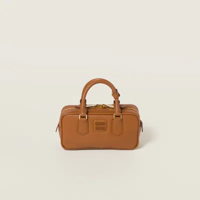 MIU MIU ARCADIE LEATHER BAG