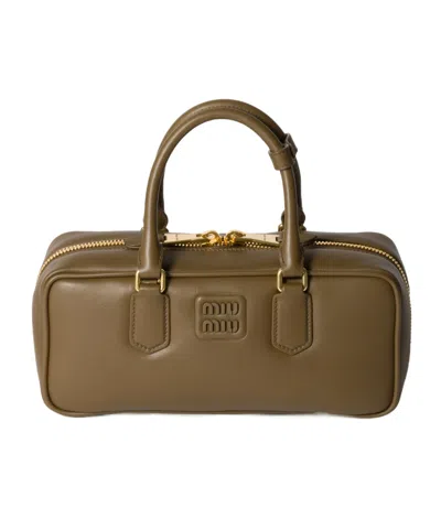 MIU MIU ARCADIE LEATHER BAG