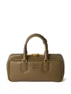 Miu Miu Arcadie Leather Bag In Green