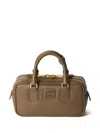 Miu Miu Arcadie Leather Bag In Green