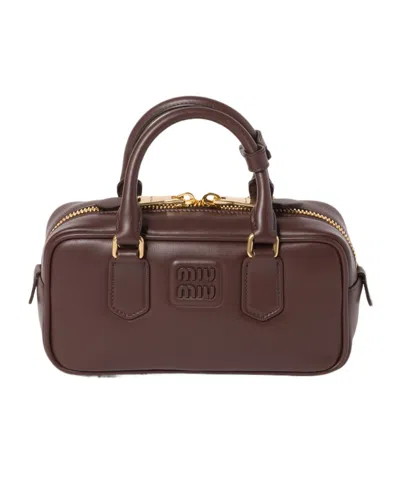 MIU MIU ARCADIE LEATHER BAG