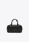 Miu Miu Arcadie Leather Top Handle Bag In Black