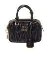 Miu Miu Arcadie Tote Bag In Black