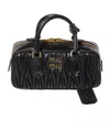 Miu Miu Arcadie Bag In Quilted Nappa In Black