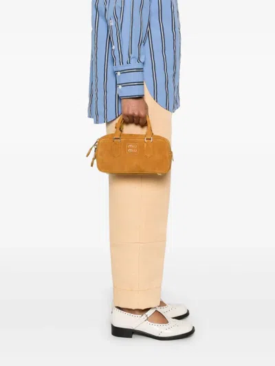 Miu Miu Arcadie Matelassé Nappa Leather Bag