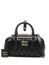 Miu Miu Black Arcadie Handbag