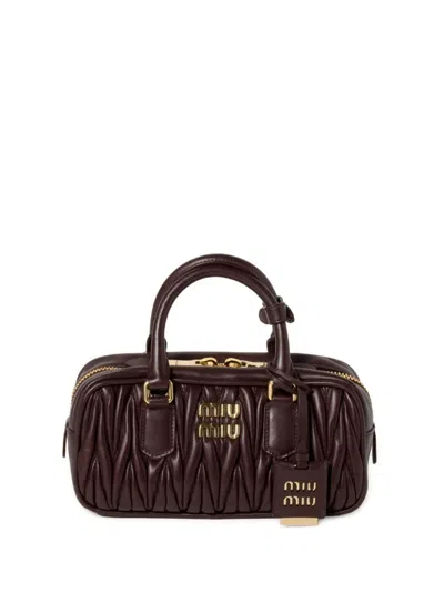 MIU MIU ARCADIE MATELASSÉ NAPPA LEATHER BAG