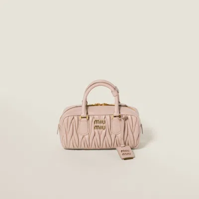 MIU MIU ARCADIE MATELASSÉ NAPPA LEATHER BAG