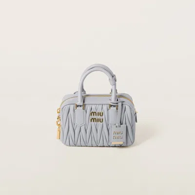 MIU MIU ARCADIE MATELASSÉ NAPPA LEATHER BAG