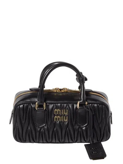 MIU MIU ARCADIE MATELASSÉ NAPPA LEATHER BAG