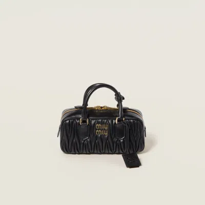 MIU MIU ARCADIE MATELASSÉ NAPPA LEATHER BAG