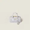 Miu Miu Arcadie Matelassé Nappa Leather Bag In Gray