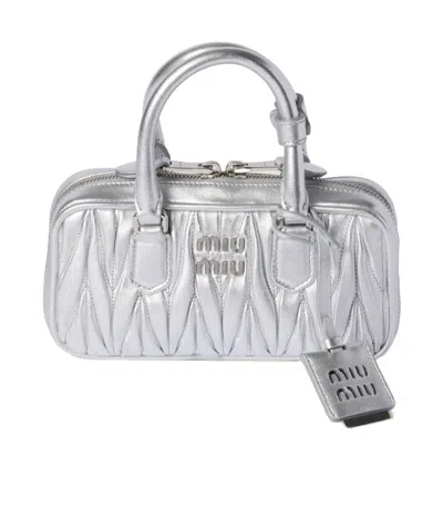 MIU MIU ARCADIE MATELASSÉ NAPPA LEATHER MINI-BAG