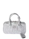 Miu Miu Arcadie Mini Bag In Silver
