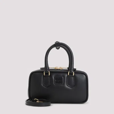 Miu Miu Arcadie Mini Shoulder Bag In Black