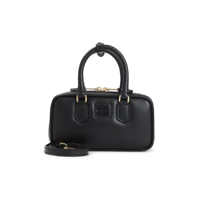 Miu Miu Arcadie Mini Shoulder Bag Women In Black