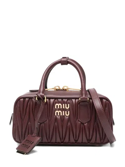 MIU MIU MIU MIU ARCADIE REGULAR MATELASSÉ NAPPA LEATHER BAGS