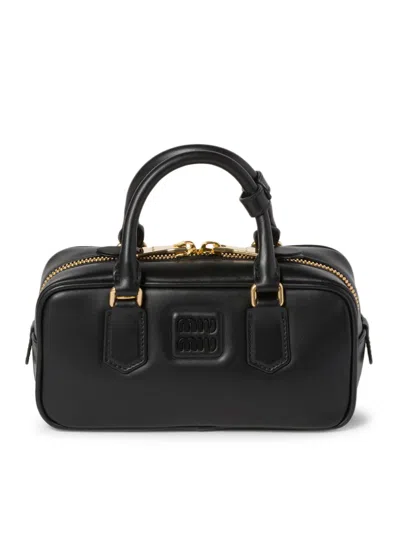 MIU MIU ARCADIE SMOOTH LEATHER BAG