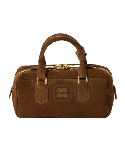 MIU MIU MIU MIU ARCADIE ZIPPED HANDBAG