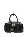 Miu Miu Arcadie Bag In Quilted Nappa In Black