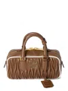 Miu Miu Arcadie Tote Bag In Brown