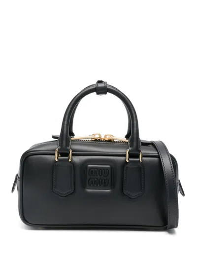 Miu Miu Arcadie Tote Bag In Schwarz