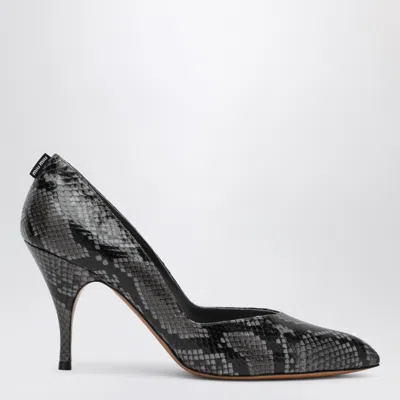 MIU MIU MIU MIU ARDESIA PUMPS IN AYERS PYTHONPRINT LEATHER