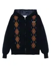 Miu Miu Long-sleeved Cotton Jacket In Black