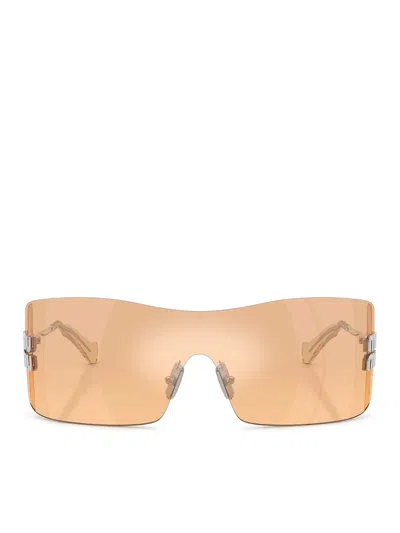 Miu Miu Aube Sunglasses In Silver