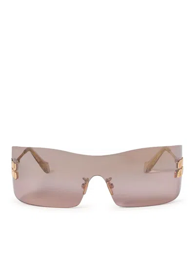 Miu Miu Aube Sunglasses In Silver
