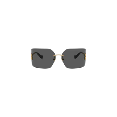 Miu Miu Runway Sunglasses In Slate Gray Lenses