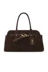 Miu Miu Aventure Camoscio Bag In Brown