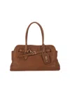 Miu Miu 'aventure' Large Shoulder Bag In Brown