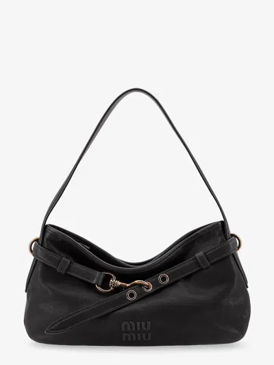 Miu Miu Aventure Leather Shoulder Bag