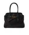 Miu Miu Women Aventure Medium Leather Handbag In Black