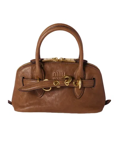 Miu Miu Aventure Mini Nappa Leather Bag