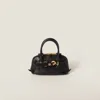 Miu Miu Mini Bags With Top Handles And Detachable Strap In Black