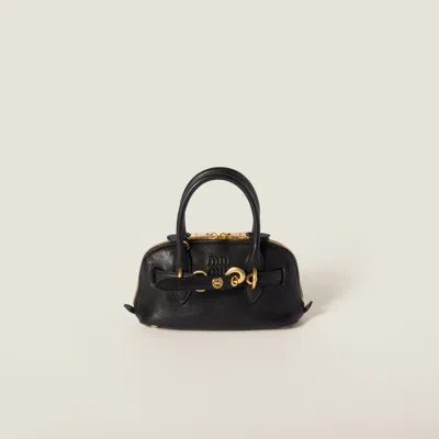 MIU MIU AVENTURE MINI NAPPA LEATHER BAG