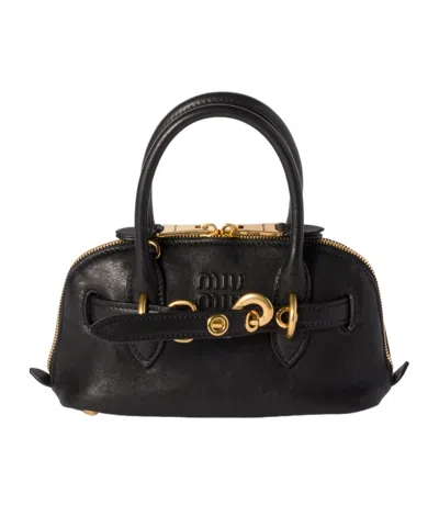 MIU MIU AVENTURE MINI NAPPA LEATHER BAG